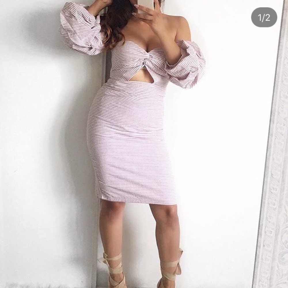 Off the shoulder dress